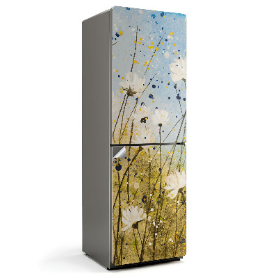 Samolepicí tapeta na lednici Květinový akvarelový mýtin