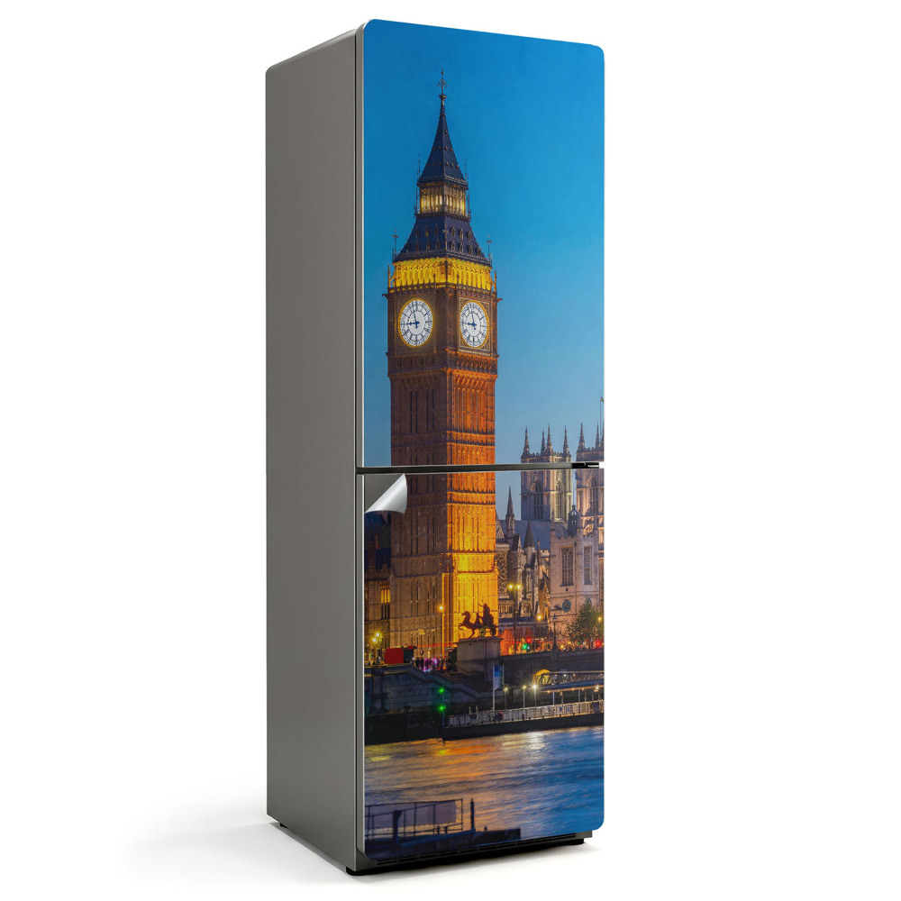 Samolepka na lednici Londýnská noc s Big Benem