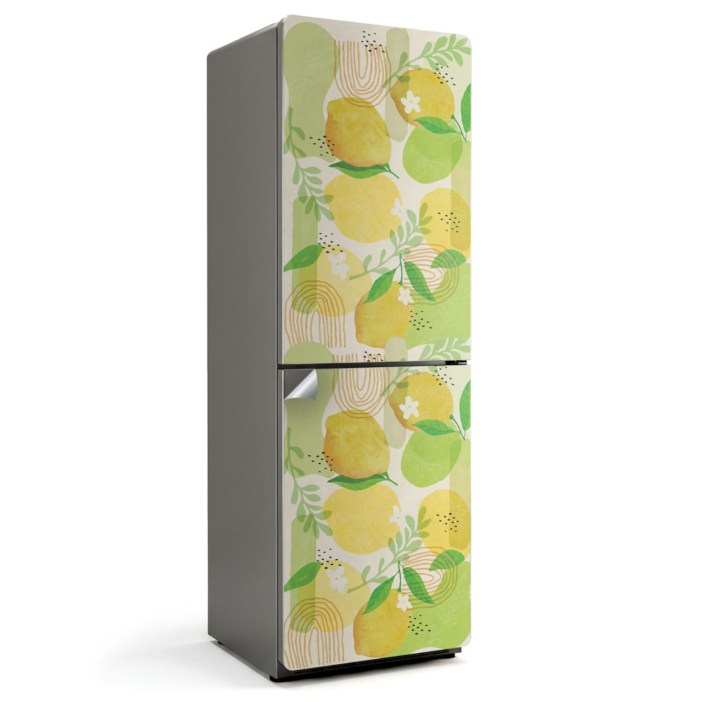 Tapeta na lednici Ovocný motiv se zelenými listy