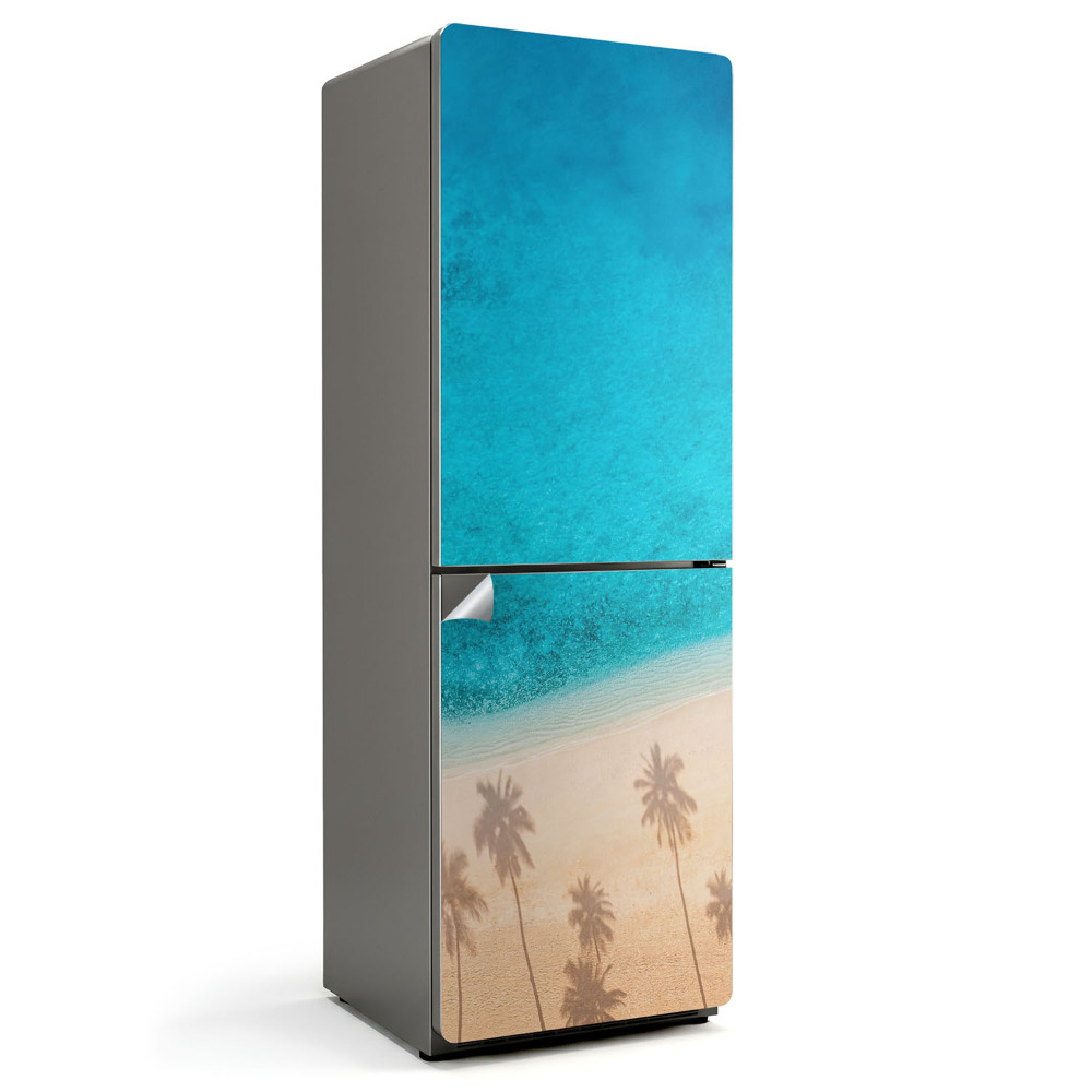 Samolepicí tapeta na lednici Tropický stín palem