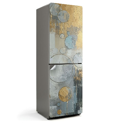 Samolepka na lednici Kulaté abstraktní obrazy