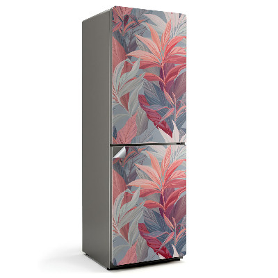 Samolepicí tapeta na lednici Rostlinný motiv s listy