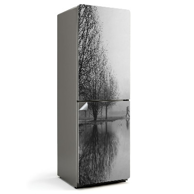 Tapeta na lednici Nostalgická ranní procházka parkem