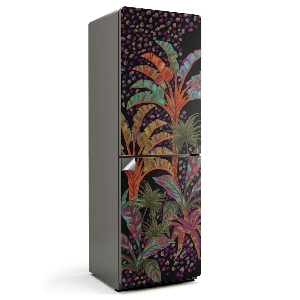 Tapeta na lednici Tropická vegetace v motivu