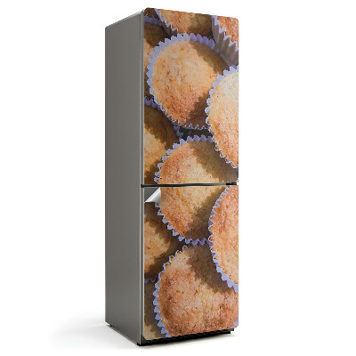 Samolepicí tapeta na lednici Muffiny v barevných košíčcích na košíčky