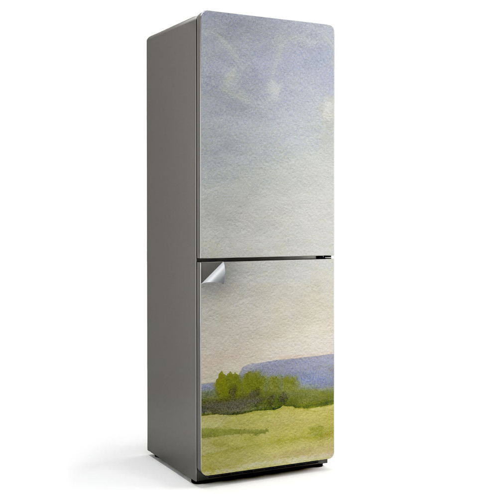 Samolepka na lednici Jednoduchá krajina