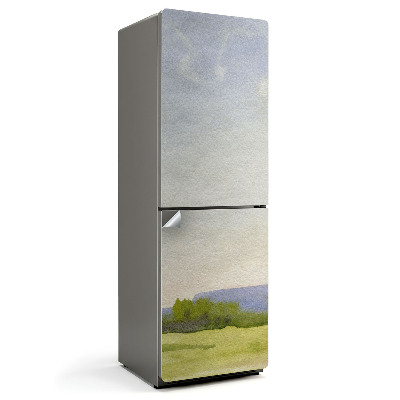 Samolepka na lednici Jednoduchá krajina