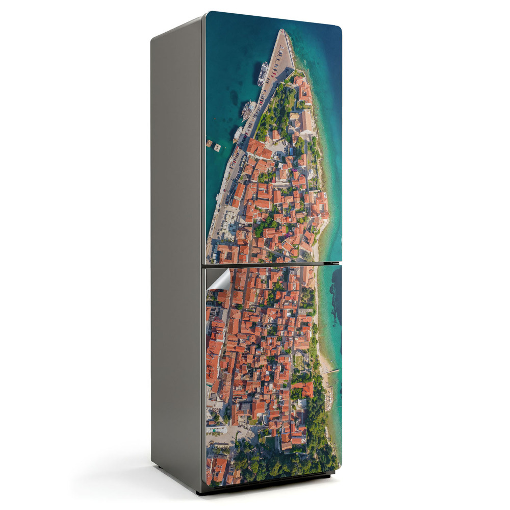 Fólie na lednici Pohled na poloostrov z ptačí perspektivy