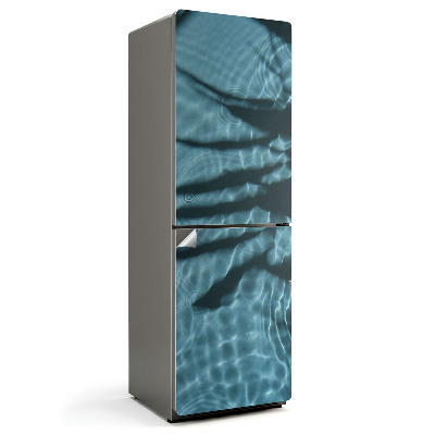 Samolepicí tapeta na lednici Vlny na vodě se stíny