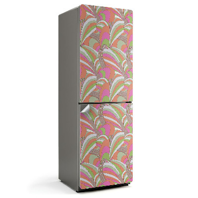 Samolepka na lednici Vlny vzorů v abstraktním stylu