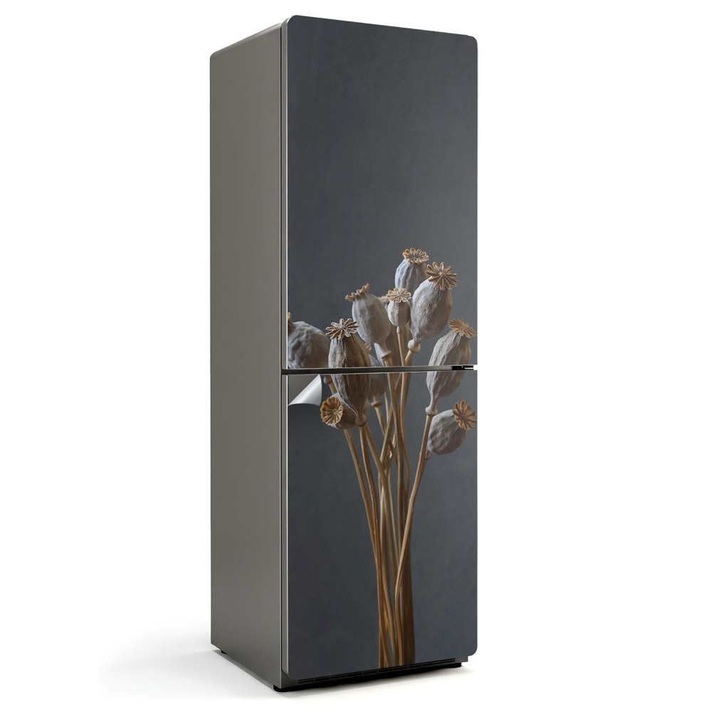 Tapeta na lednici Květinové aranžmá ze suchých máků