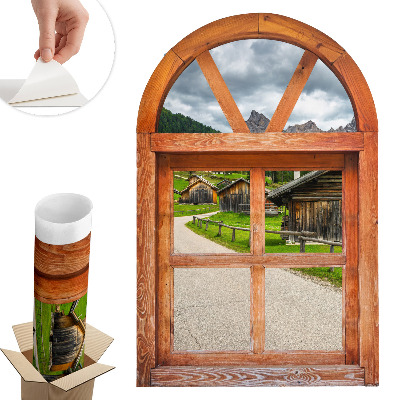 Fototapeta okno 3D 65x100 Výhledy z okna