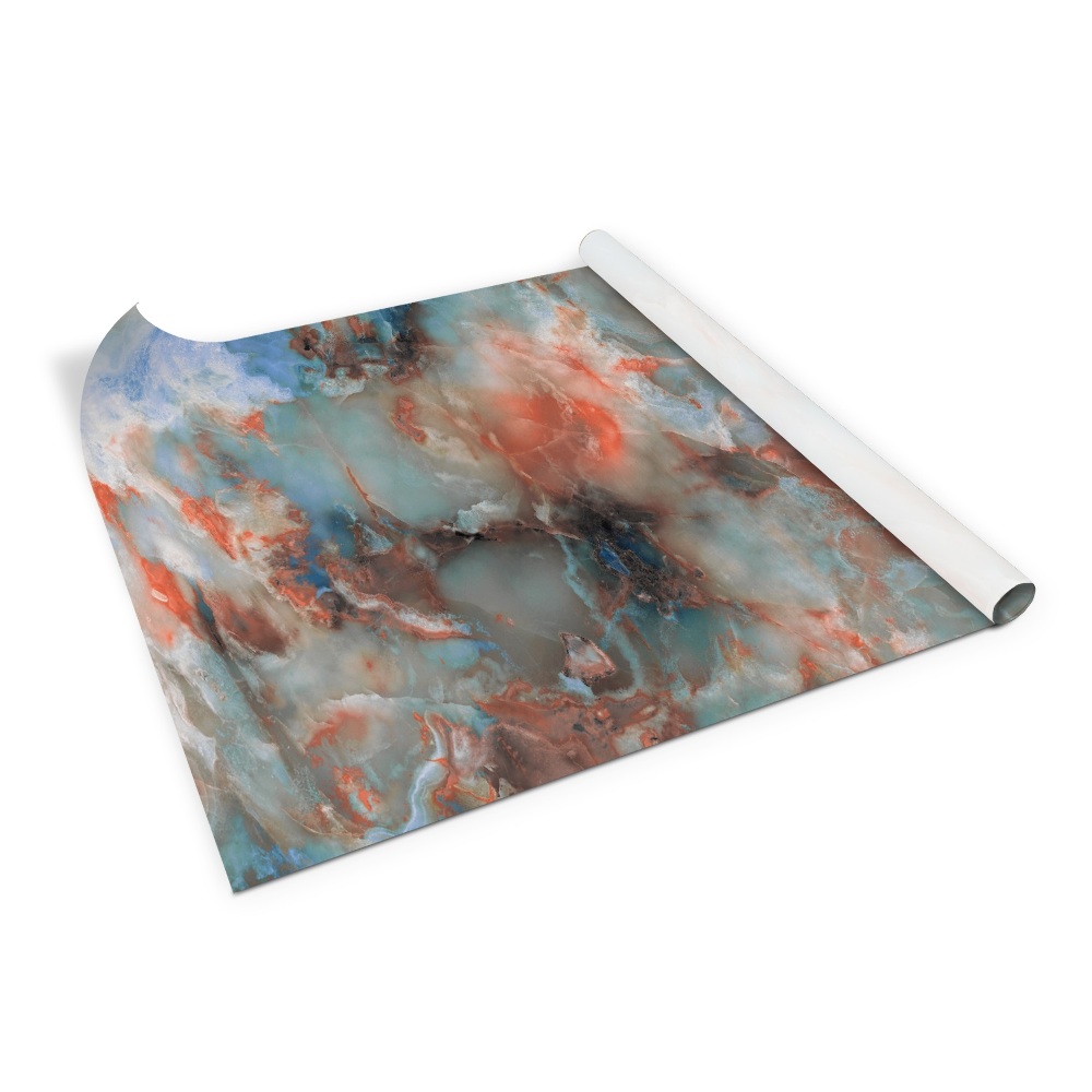 Samolepící tapeta na nábytek Barevný mramorový vzor