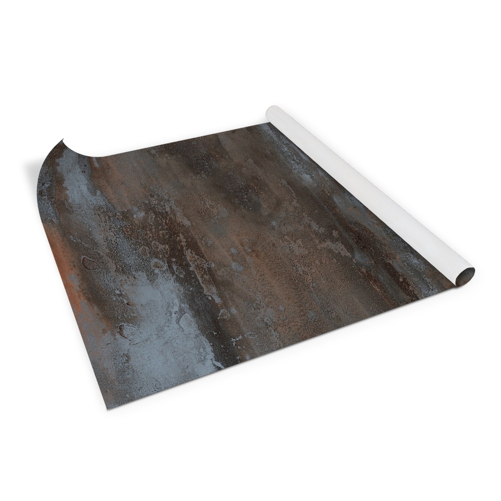 Samolepící tapeta na nábytek Kovový rustikální vzor