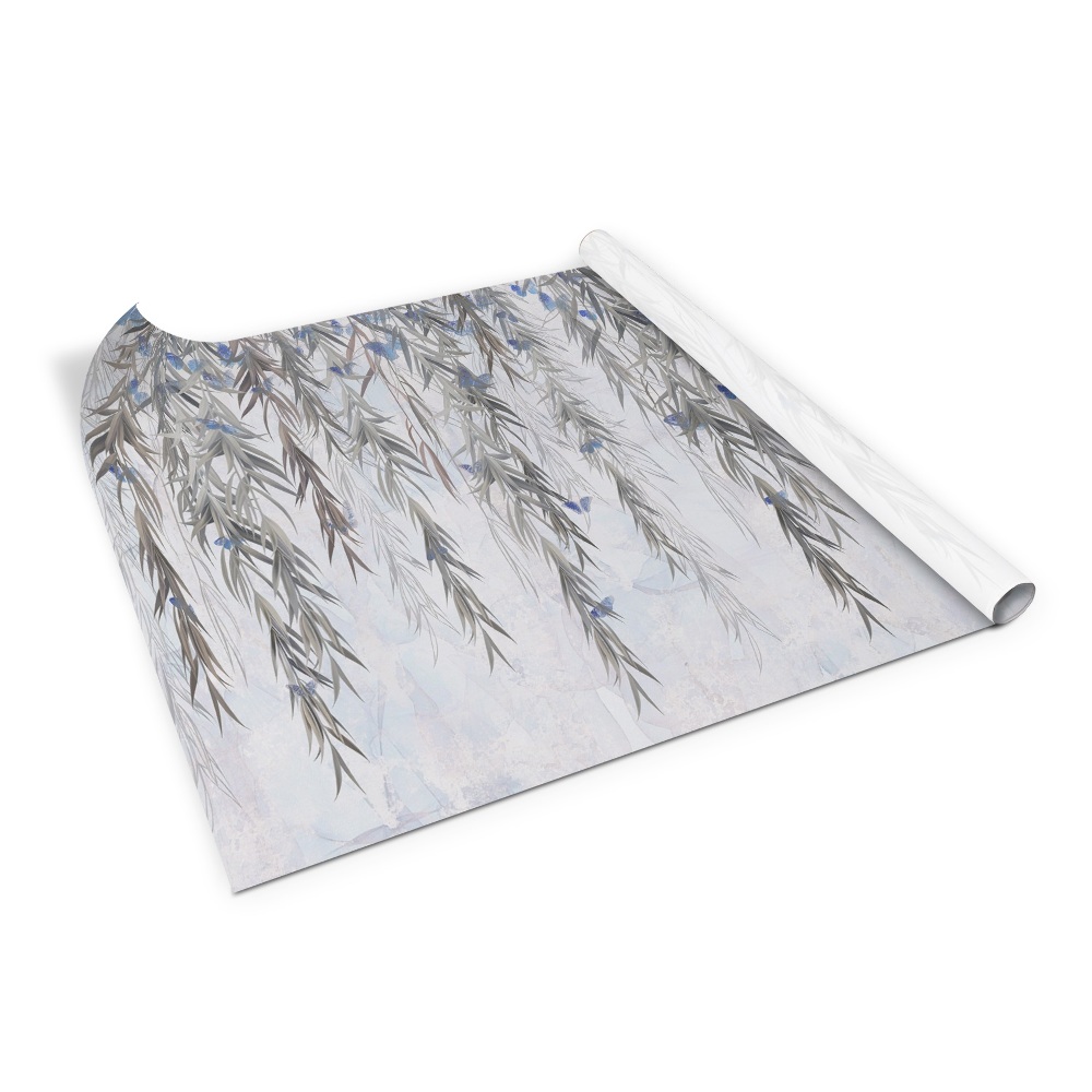 Samolepící fólie na nábytek Vrbové motýli v podkroví grunge