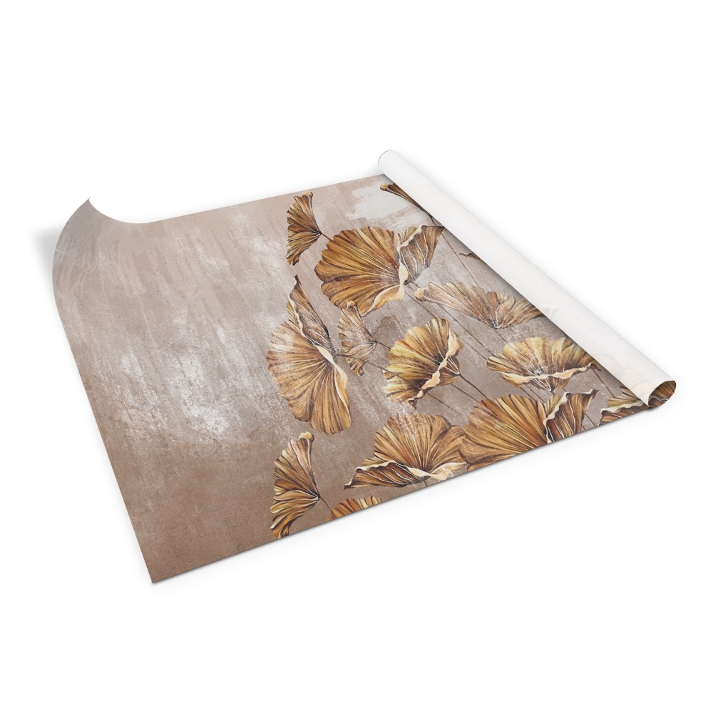 Samolepící fólie na nábytek Květiny na zdi v loftovém stylu