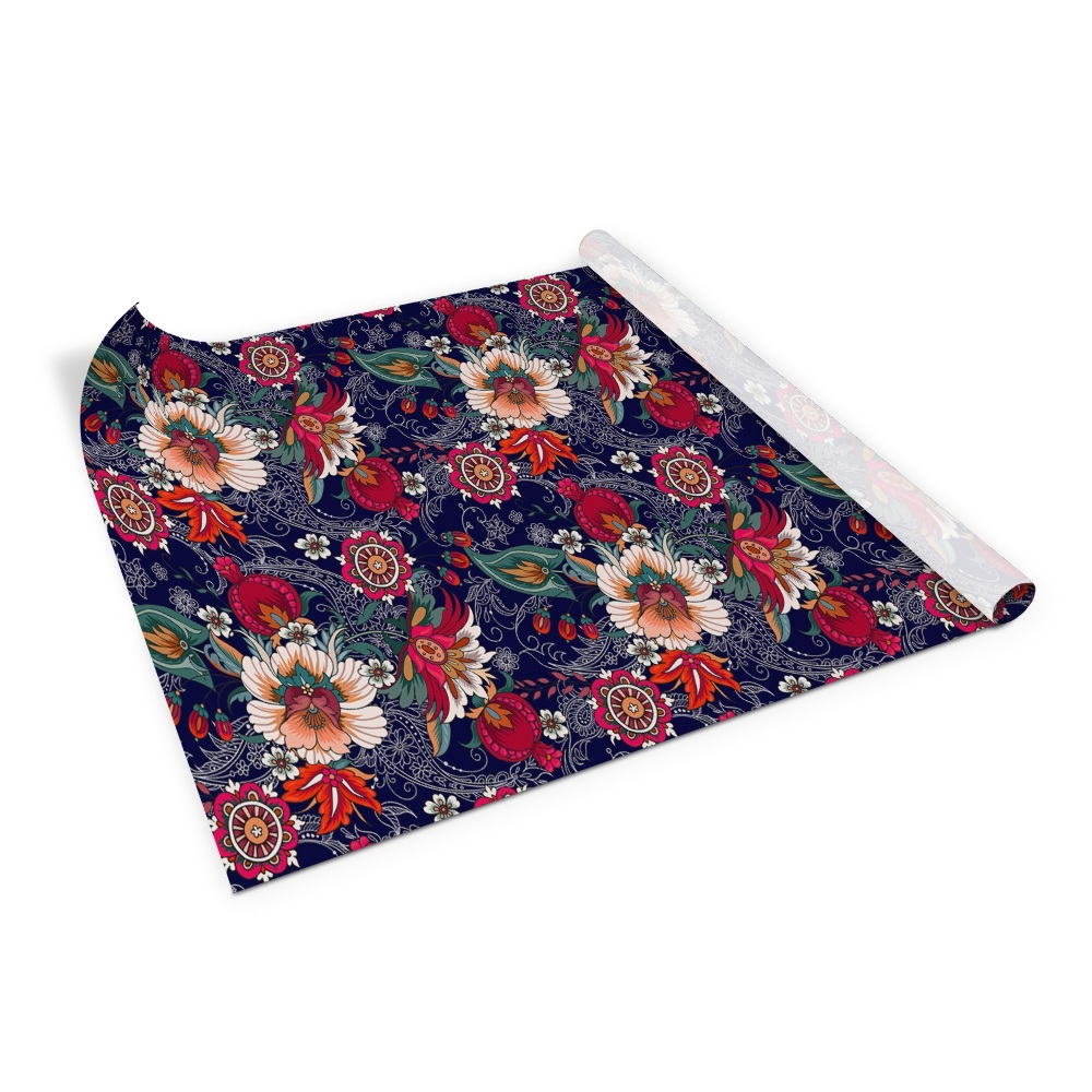 Samolepící fólie na nábytek Lidový vzor květin