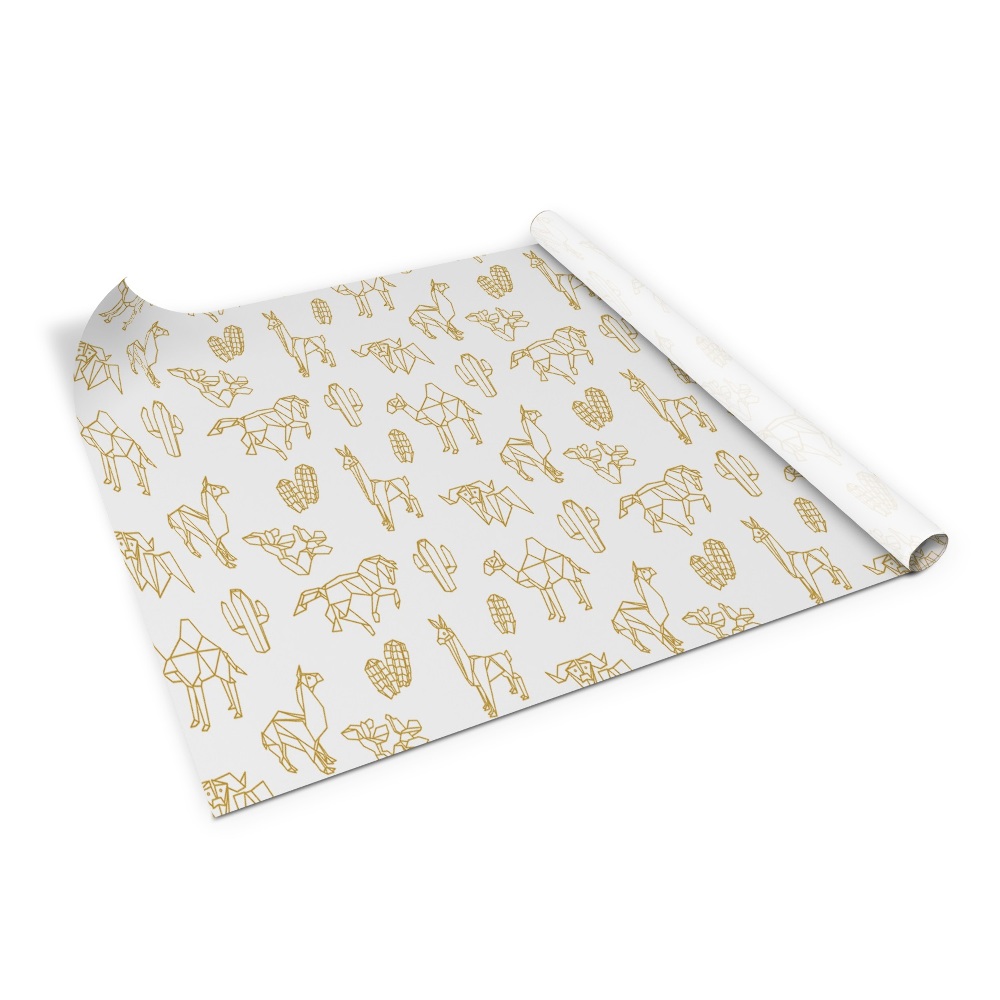 Samolepící fólie na nábytek Origami zvířata