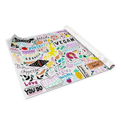 Samolepící tapeta na nábytek Vegetariánský kuchyňský vzor