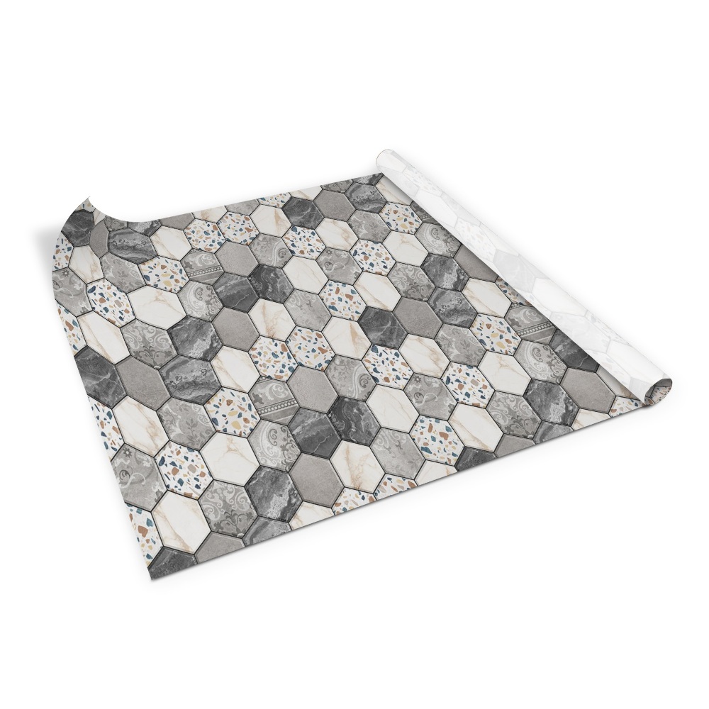 Tapeta na nábytek Dekorativní šestiúhelníky