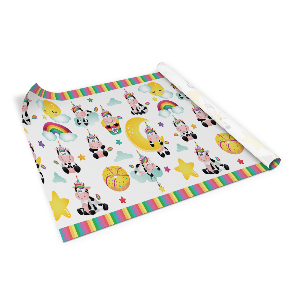 Samolepící tapeta na nábytek Jednorožci, mraky, hvězdy