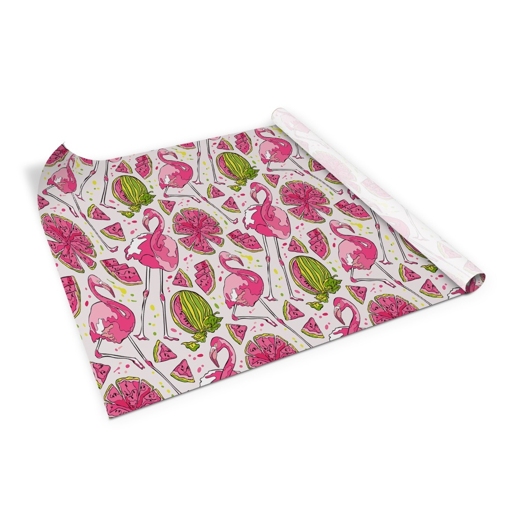 Samolepící tapeta na nábytek Plameňák vodní meloun