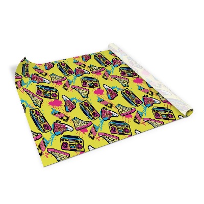 Tapeta na nábytek Retro boombox tenisky