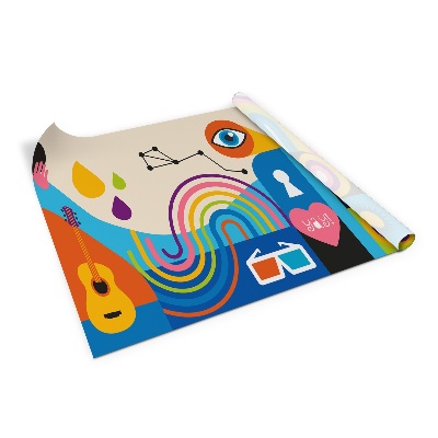 Samolepící tapeta na nábytek Pop-art pouličního umění