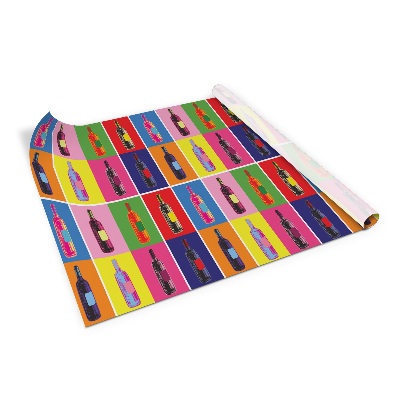 Samolepící fólie na nábytek Lahve s pop artem