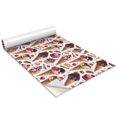 Fólie na nábytek Zmrzlina, koláčky, sladkosti