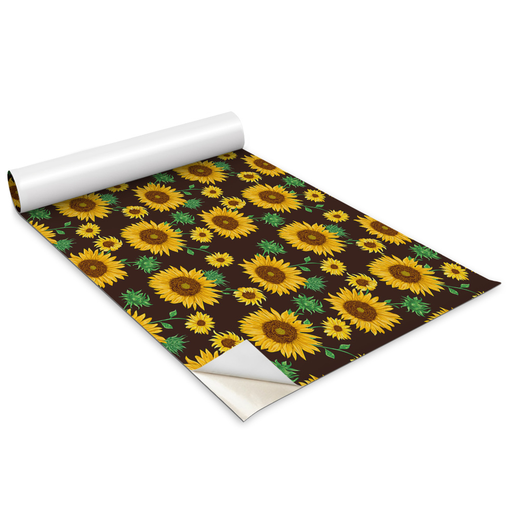 Samolepící tapeta na skříň Žluté slunečnice