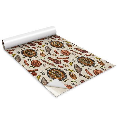 Samolepící tapeta na skříň Grilované pokrmy