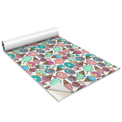 Samolepící tapeta na nábytek Kreslené sladkosti