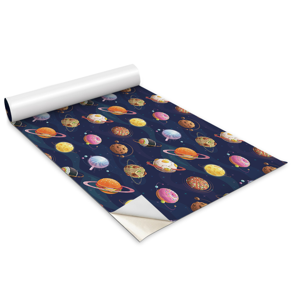 Samolepící tapeta na nábytek Kreslené planety