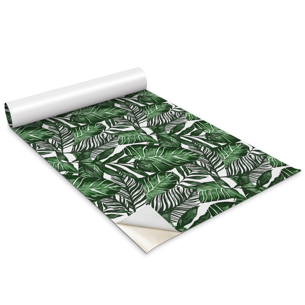 Renovační folie na nábytek Zelené listy