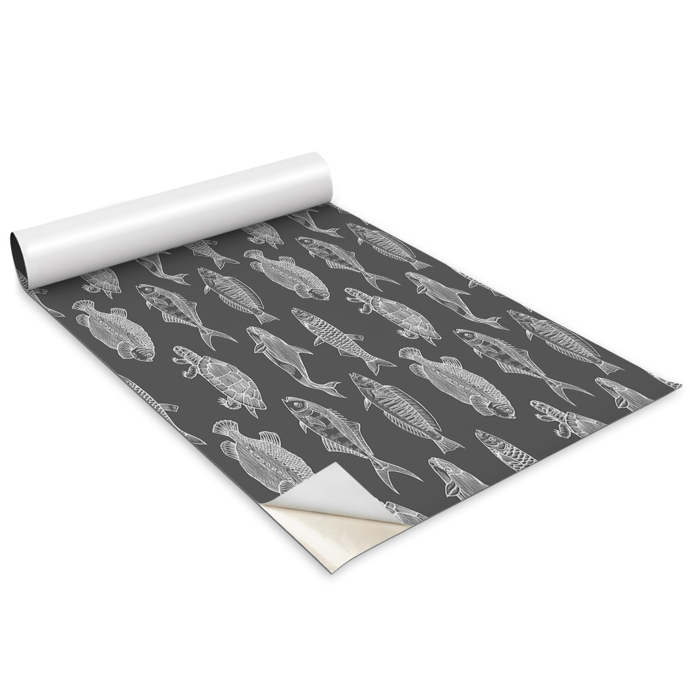 Samolepící tapeta na nábytek Kreslené ryby a želvy