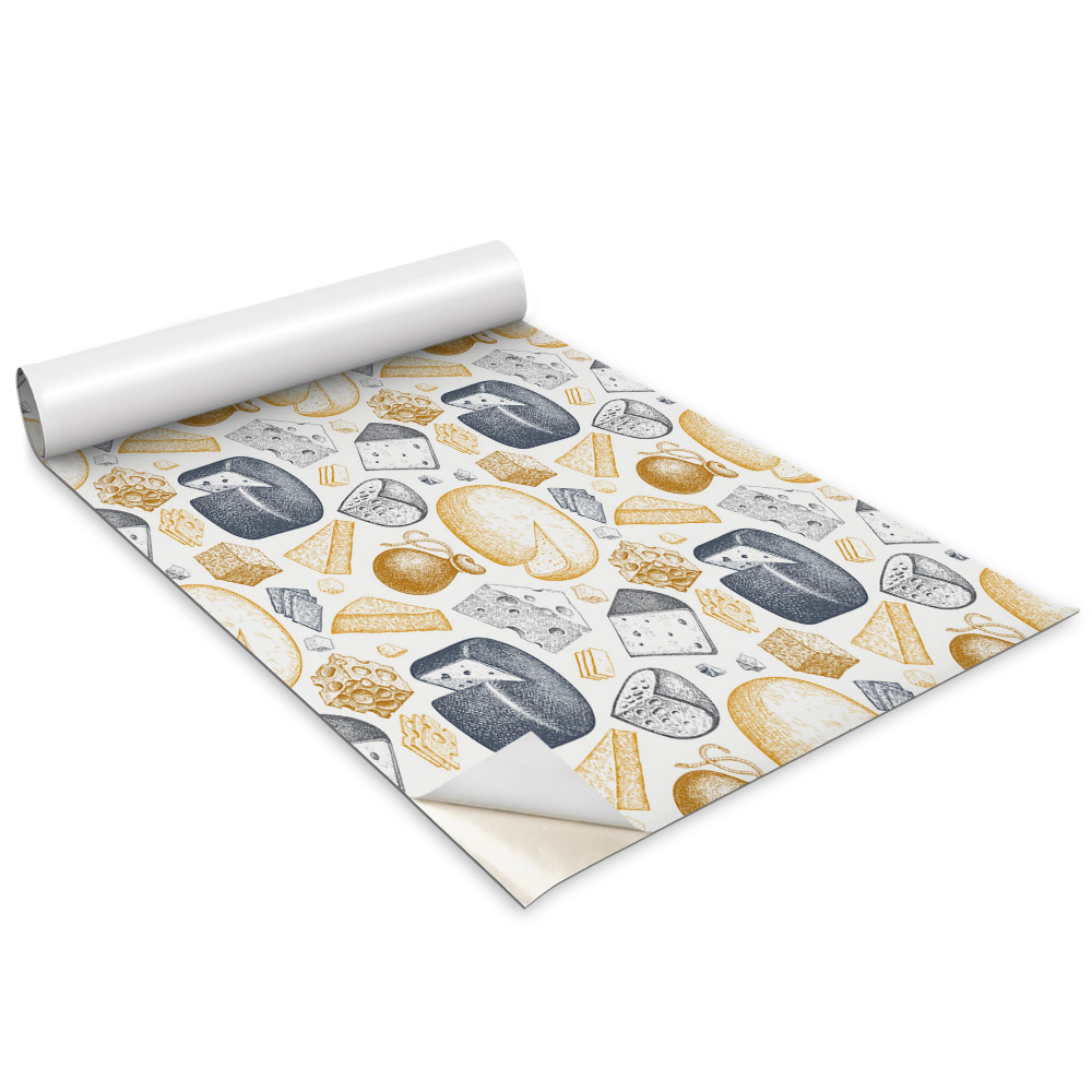 Samolepící tapeta na nábytek Kreslené sýry