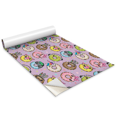 Renovační folie na nábytek Kreslené koblihy