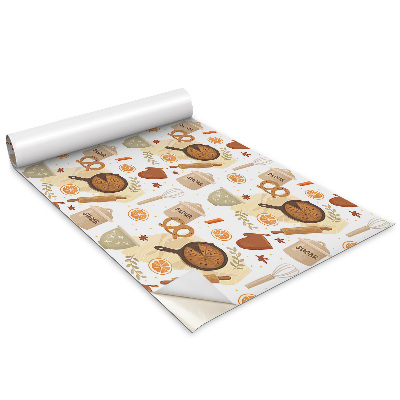 Samolepící tapeta na nábytek Cukr, mouka a pečivo