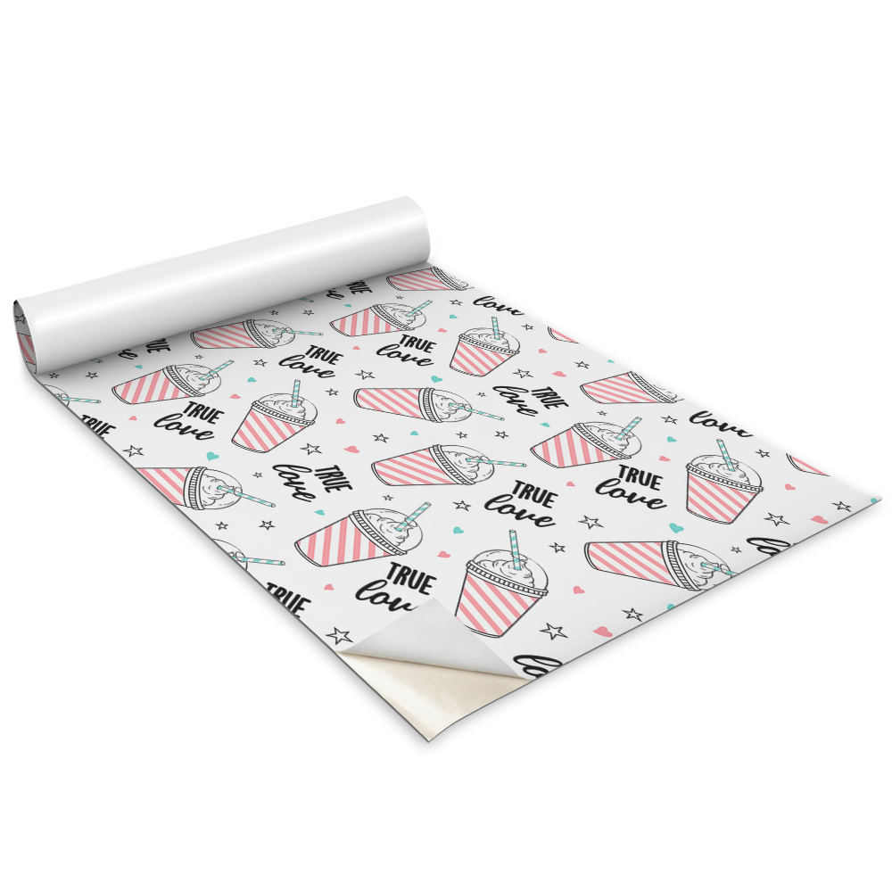 Samolepící tapeta na skříň Kreslený koktejl