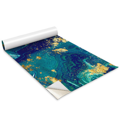 Samolepící tapeta na skříň Modrý mramor