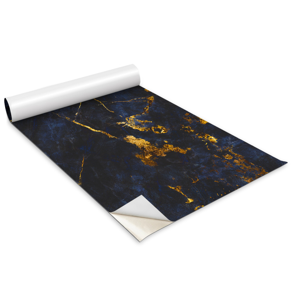 Renovační folie na nábytek Modrý mramor