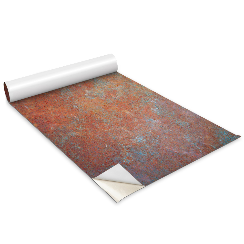 Renovační folie na nábytek Starý plechový motiv