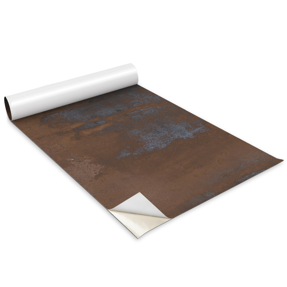 Samolepící tapeta na nábytek Starý plechový motiv