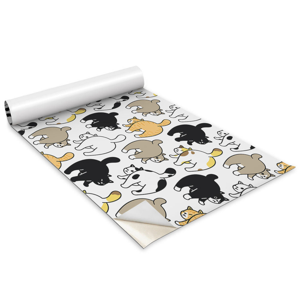 Samolepící tapeta na skříň Koťata