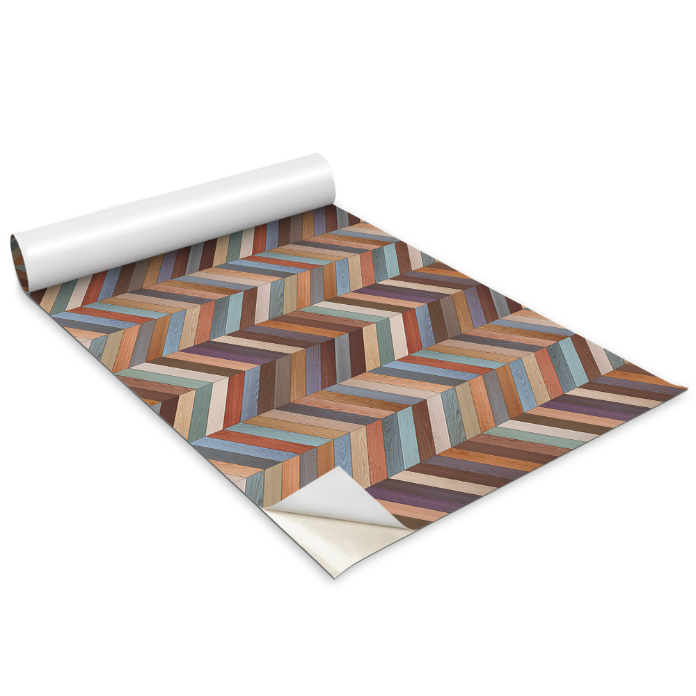 Samolepící tapeta na nábytek Barevné desky