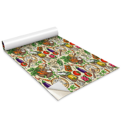 Fólie na nábytek Kreslená barevná zelenina