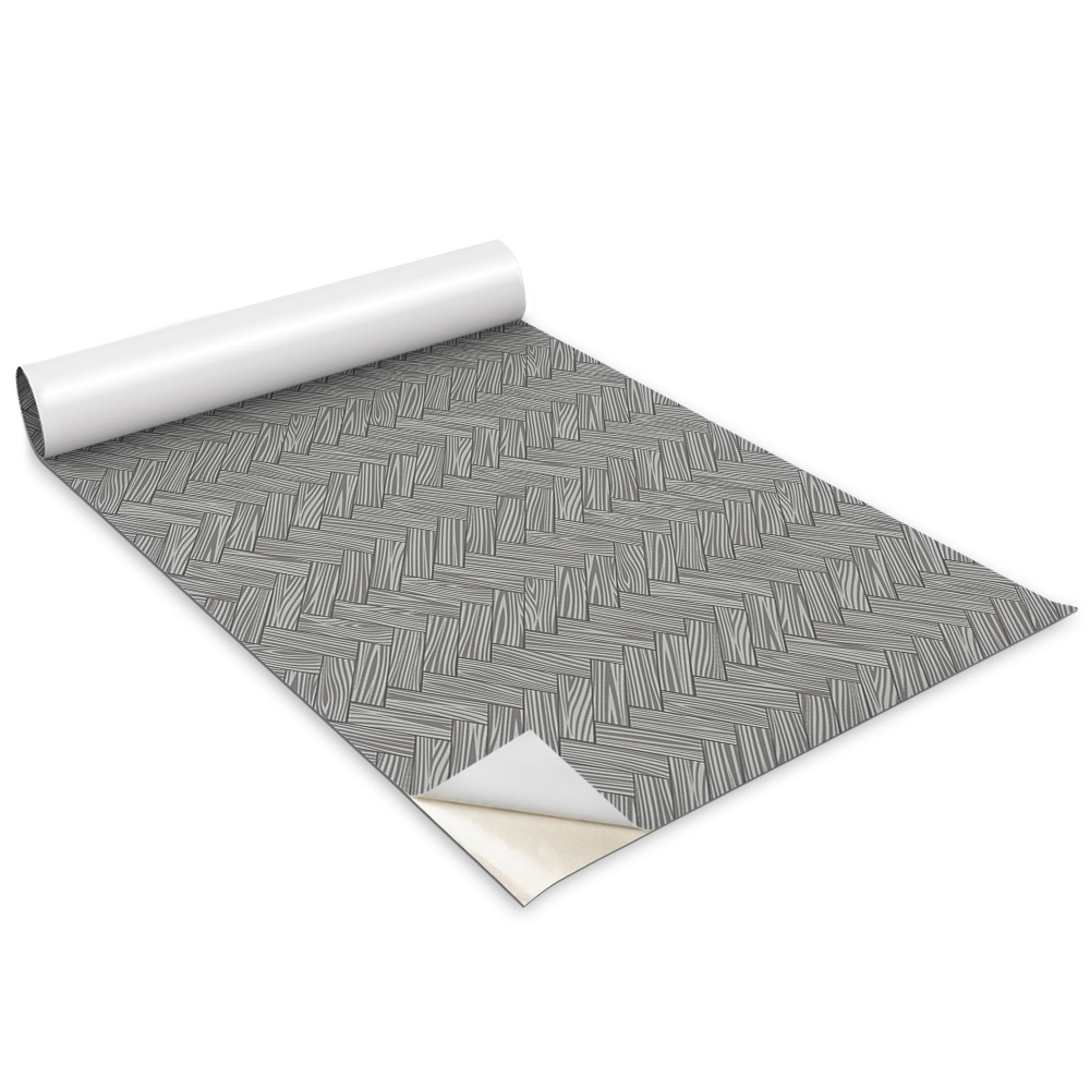 Samolepící tapeta na skříň Černobílé panely