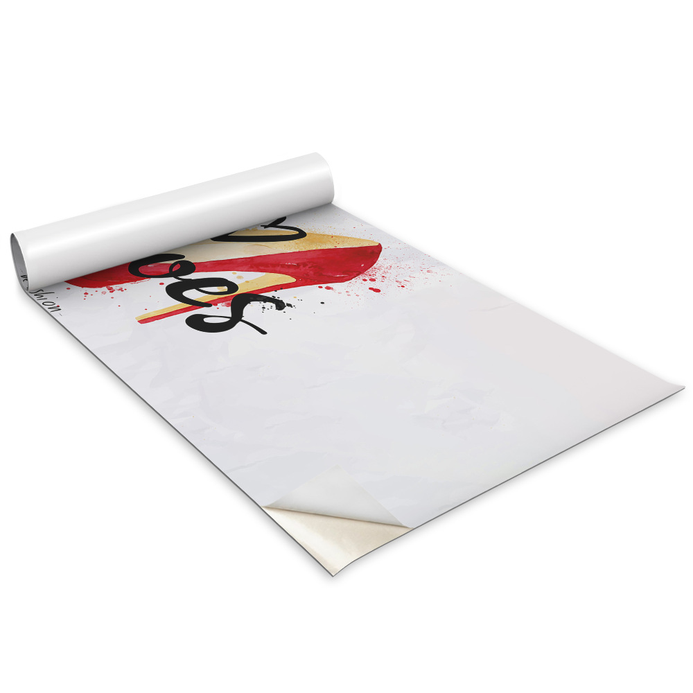 Renovační folie na nábytek Miluji boty na červeném vysokém podpatku