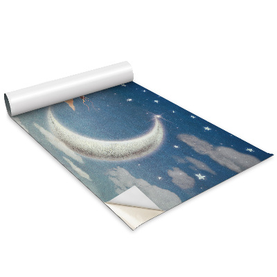 Samolepící tapeta na nábytek Žena na Měsíci